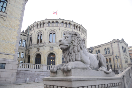 Foto av Stortinget