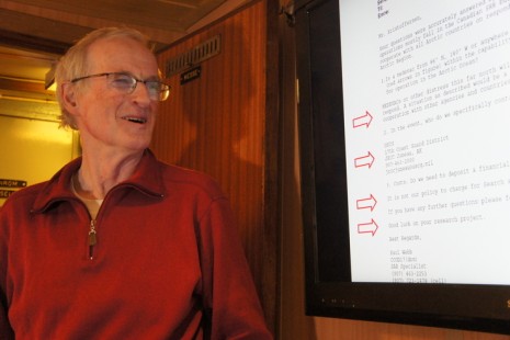 Yngve Kristoffersen ved Institutt for geovitenskap, Universitetet i Bergen.
