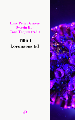 Bokomslaget til Tillit i koronaens tid, Dreyer forlag 2020