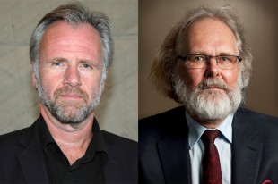 Bjørn Jamtveit, VISTAs styreleder og Nils Chr. Stenseth, preses i Det Norske Videnskaps-Akademi og styremedlem i VISTA.
