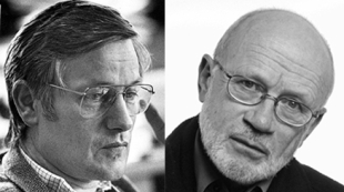 Asbjørn Aarnes og Atle Kittang. Foto: Magnus Vabø/Tom Sandberg