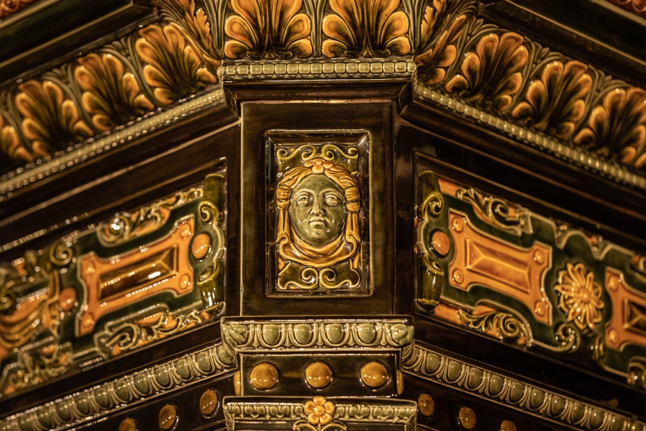 Detalj kakkelovn