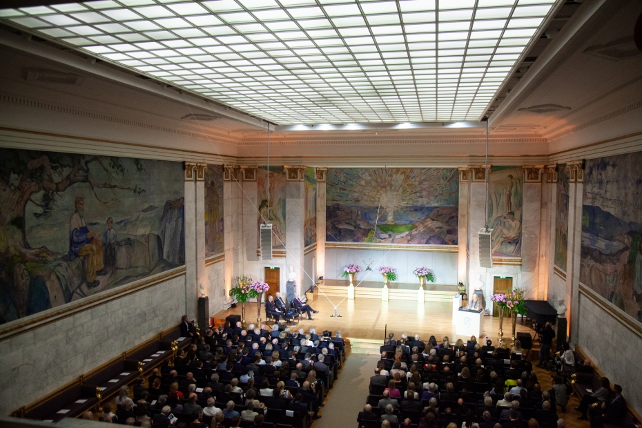 Abelprisutdeling 2019 i Universitetets Aula