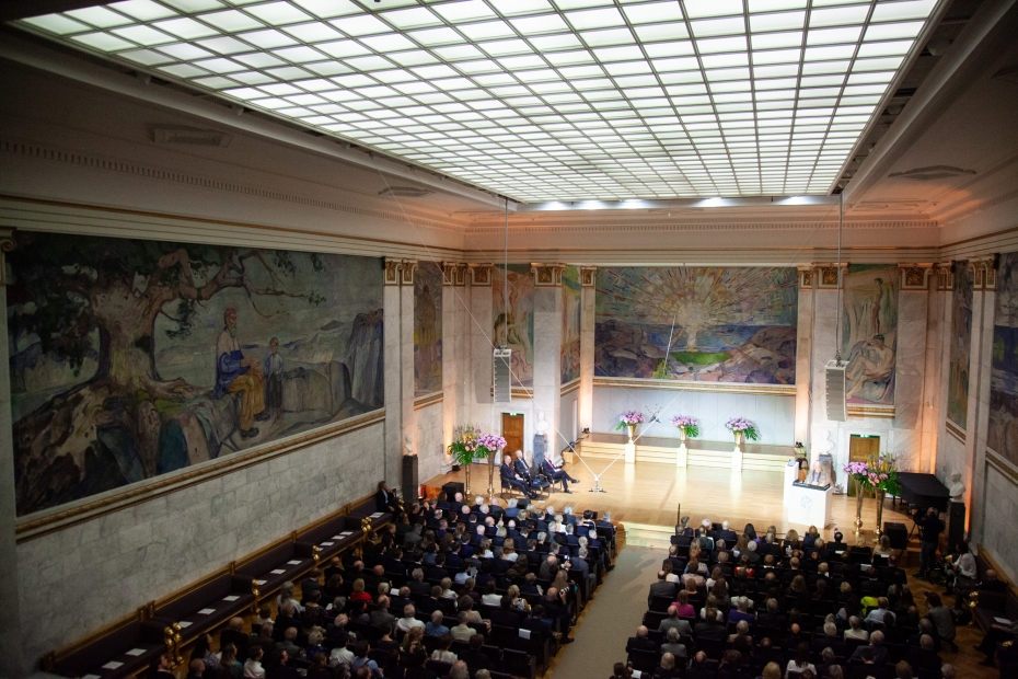 Universitetets Aula, UiO. Foto: Eirik Furu Baardsen / DNVA