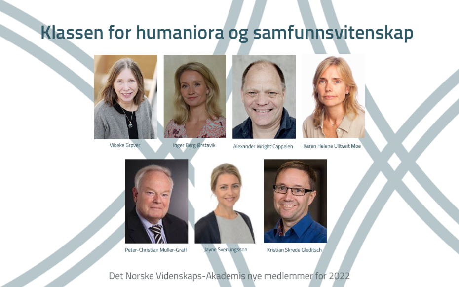 Klassen for humaniora og samfunnsvitenskap - nye medlemmer 2022