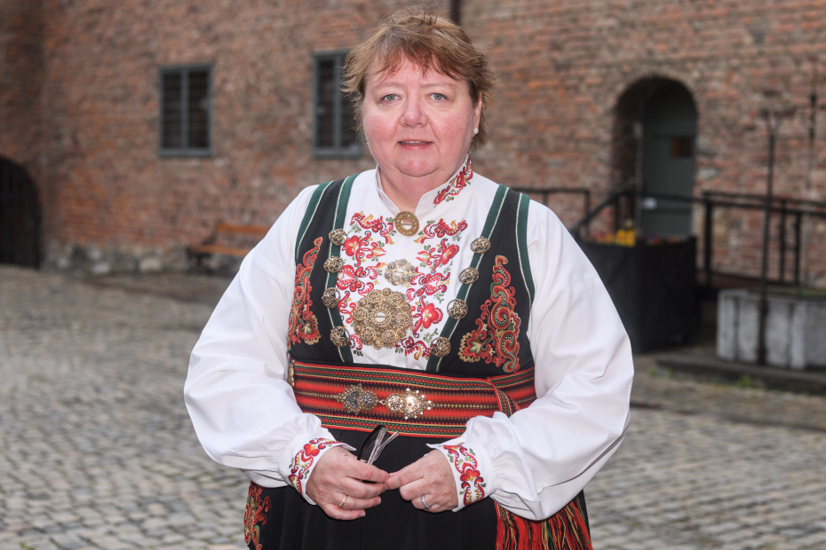Solveig Tvedt, NRK, på Abelbanketten. (Foto: Naina Helén Jåma / Abelprisen)