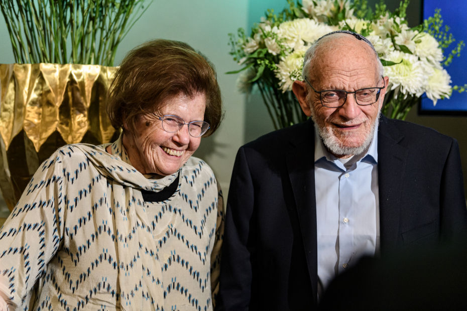 Rochelle Cohen og Hillel Furstenberg, Abelprisvinner 2020. (Foto: Naina Helén Jåma / Abelprisen)