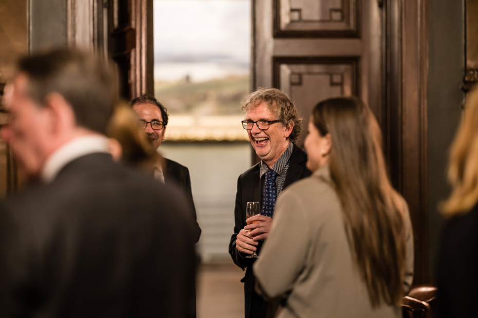 Aperitif i Gobelinsalen. Foto: Thomas Eckhoff