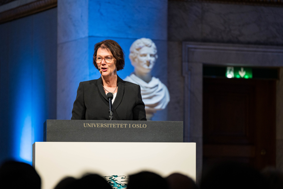 Preses i Det Norske Videnskaps-Akademi Lise Øvreås