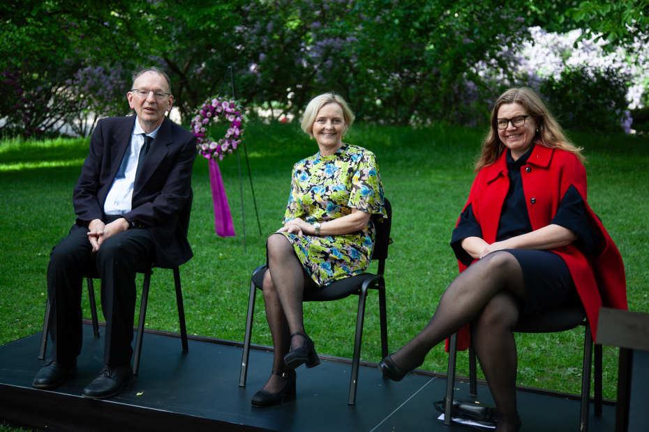 Wreath-laying ceremony at the Abel monument 2026. Photo: Eirik Furu Baardsen